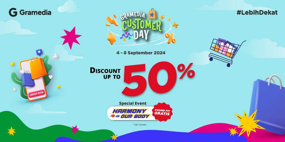 Rayakan Hari Pelanggan Nasional dengan Gramedia Customer Day 2024 di aplikasi MyValue Lucky Draw Gramedia