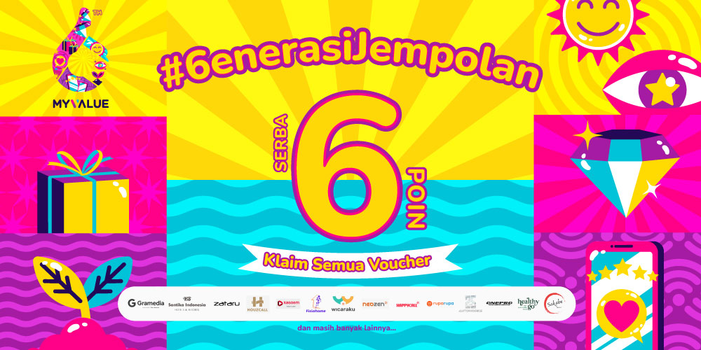 Article-Header 6enerasiJempolan Serba 6 Poin di aplikasi MyValue